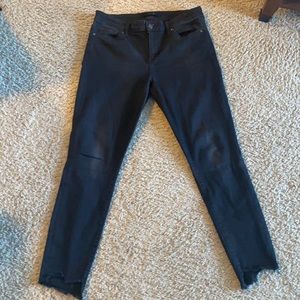 Joe's Raw Hem Black Jeans